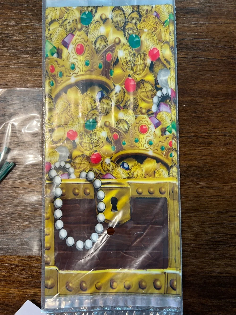 Brand New-Buried Treasure Pirate Treat Bag (total of 4) with Ties
